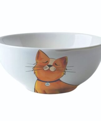 Plato de Cerámica PETJOY Furry Feast Galya Color 550ml