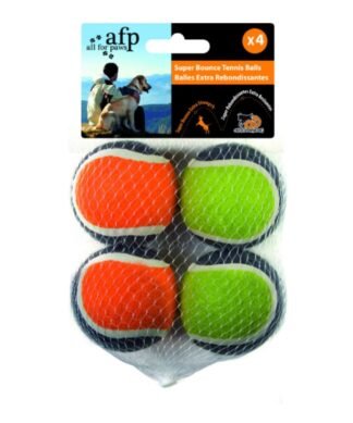 Pelotas de Tenis AFP Outdoor Super Bounce 4 Unidades