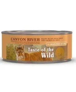 Lata Paté Taste Of The Wild para gato Canyon River con Trucha y Salmón 85gr