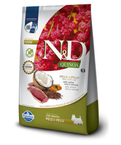 N&D Quinoa Piel y Pelaje Adulto Pato 2.5kg