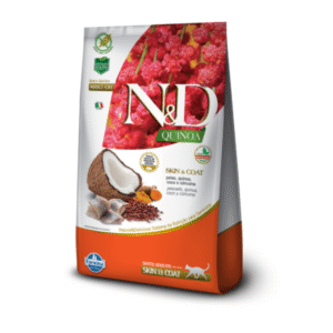 N&D Quinoa Piel y Pelaje Gato Adulto Pescado 1.5kg