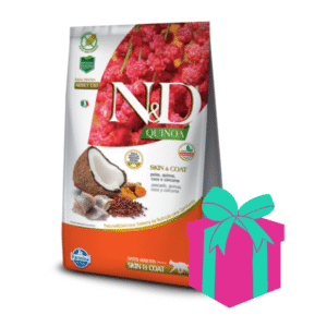 N&D Quinoa Piel y Pelaje Gato Adulto Pescado 7.5kg