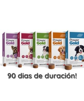 Comprimido Antipulgas y Garrapatas Trimestral Power Gold