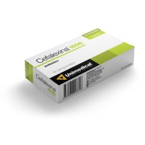 Antibiótico Cefalexina 1000mg 10 Comprimidos