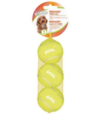 Pelotas de Tenis con Sonido PAWISE x 3