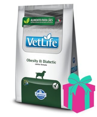 Alimento Vet Life para perro Obesity y Diabético 10.1kg