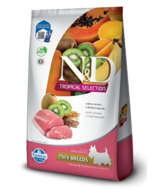 Alimento NYD Tropical Cerdo para perro Adulto Razas Pequeñas 2kg + 500g de regalo!