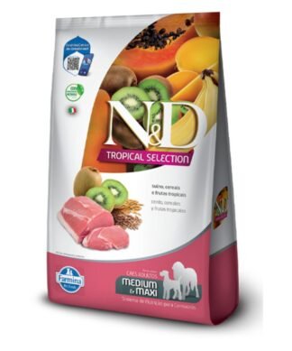 Alimento NYD Tropical Cerdo para perro Adulto Razas Medianas y Grandes 2kg + 500g de regalo!
