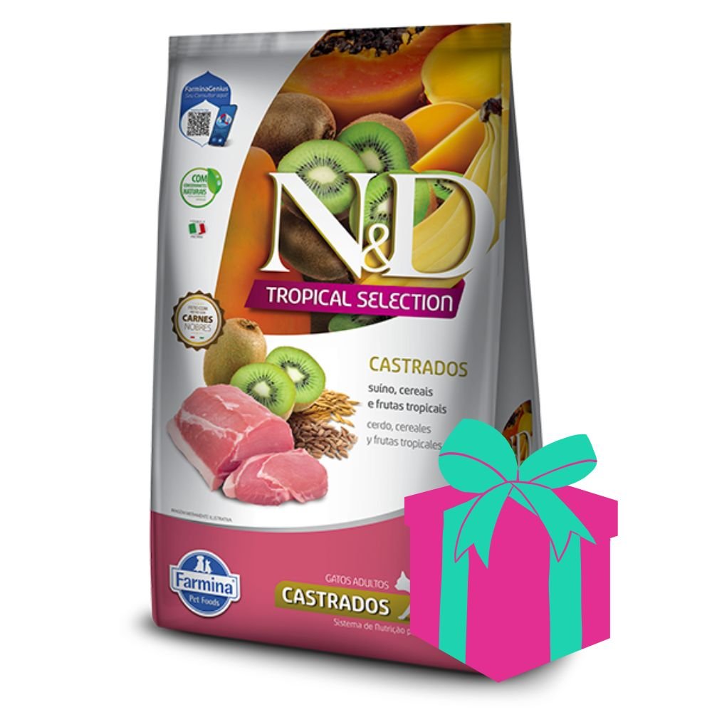 Alimento NYD Tropical Cerdo para gato Castrado 7.5kg