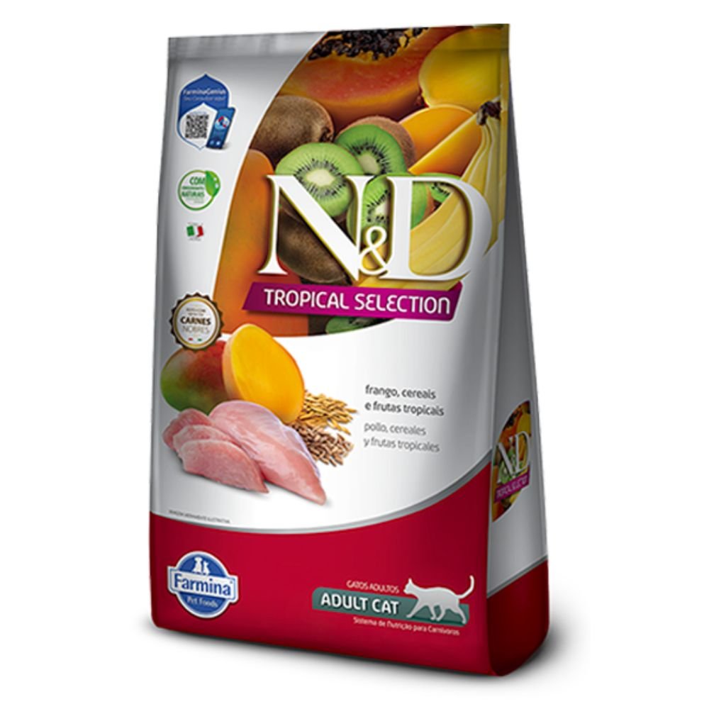 Alimento NYD Tropical Pollo para gato Adulto 1.5kg