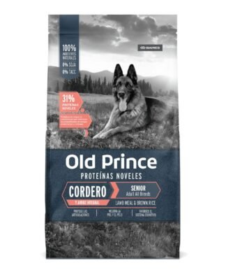 Alimento para Perro Adulto Mayor Old Prince Novel Cordero 3kg