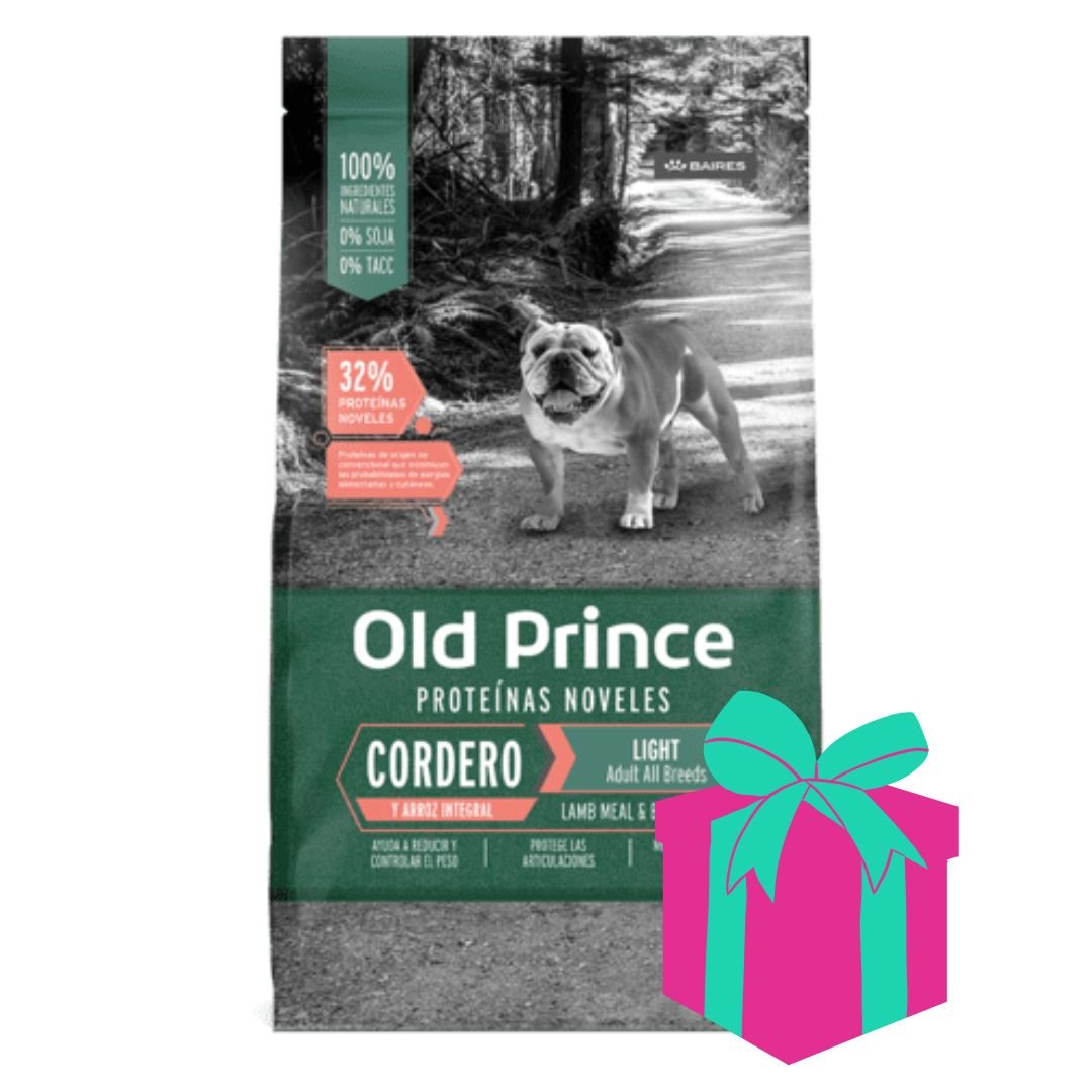 Alimento para Perro Adulto Light Old Prince Novel Cordero 3kg