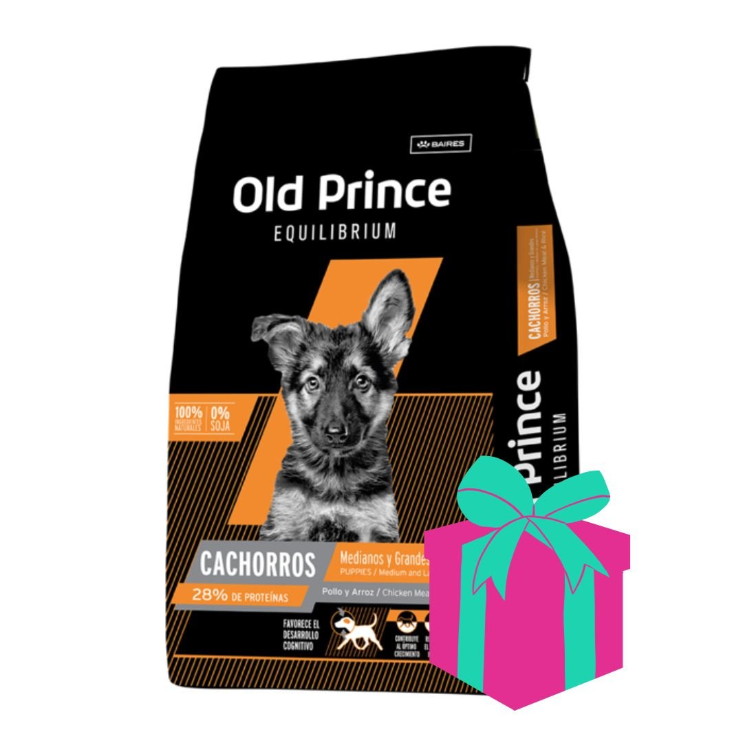 Alimento para perro Old Prince Equilibrium Cachorro Razas Medianas y Grandes Pollo 7.5kg