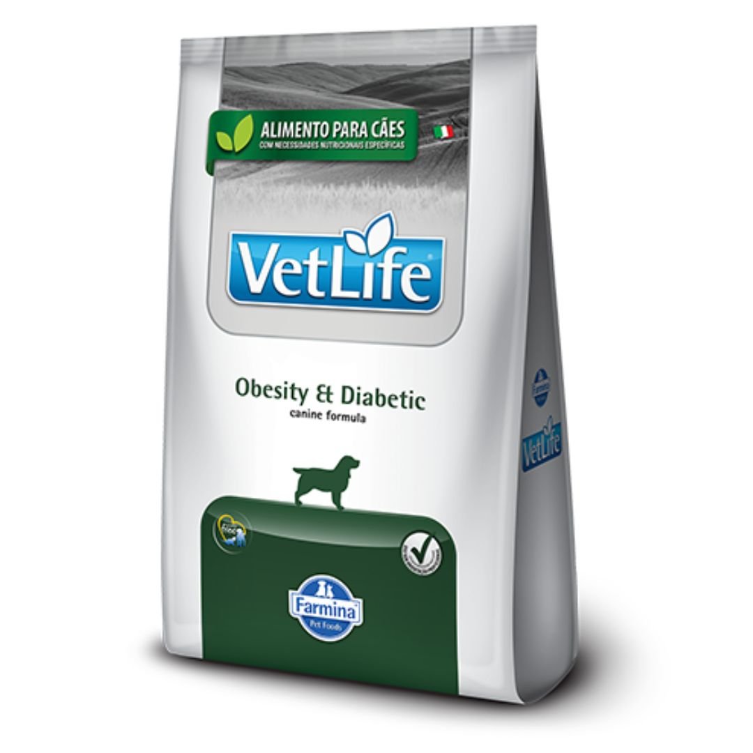Alimento Vet Life para perro Obesity y Diabético 2kg