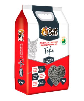 Sanitario Orgánico Tofu Great Pets Carbon Activado 2kg
