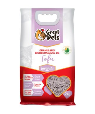 Sanitario Orgánico Tofu Great Pets Lavanda 2kg