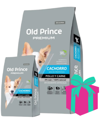 Alimento Old Prince Premium para perro Cachorro 15 + 3kg DE REGALO!