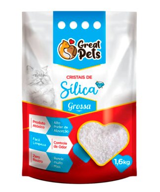 Arena Silica Gel Gruesa Great Pets 1.6kg