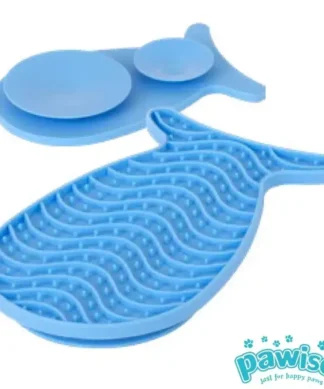 Alfombra de Lamer Pawise Lick It con Forma de Pez 21x13 cm