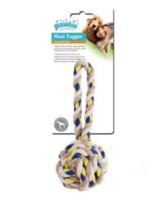 Juguete de Soga Dental para Perros Pawise Floss Tugger