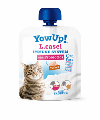 Yogurt Yow Up! para gato con L Casei y Probióticos Pavo 85 g